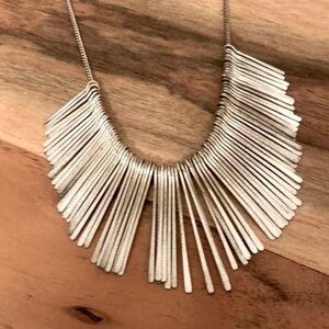 Silver Short Statement necklace